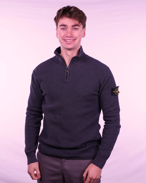 Stone Island Quarter-zip Sweater (M)