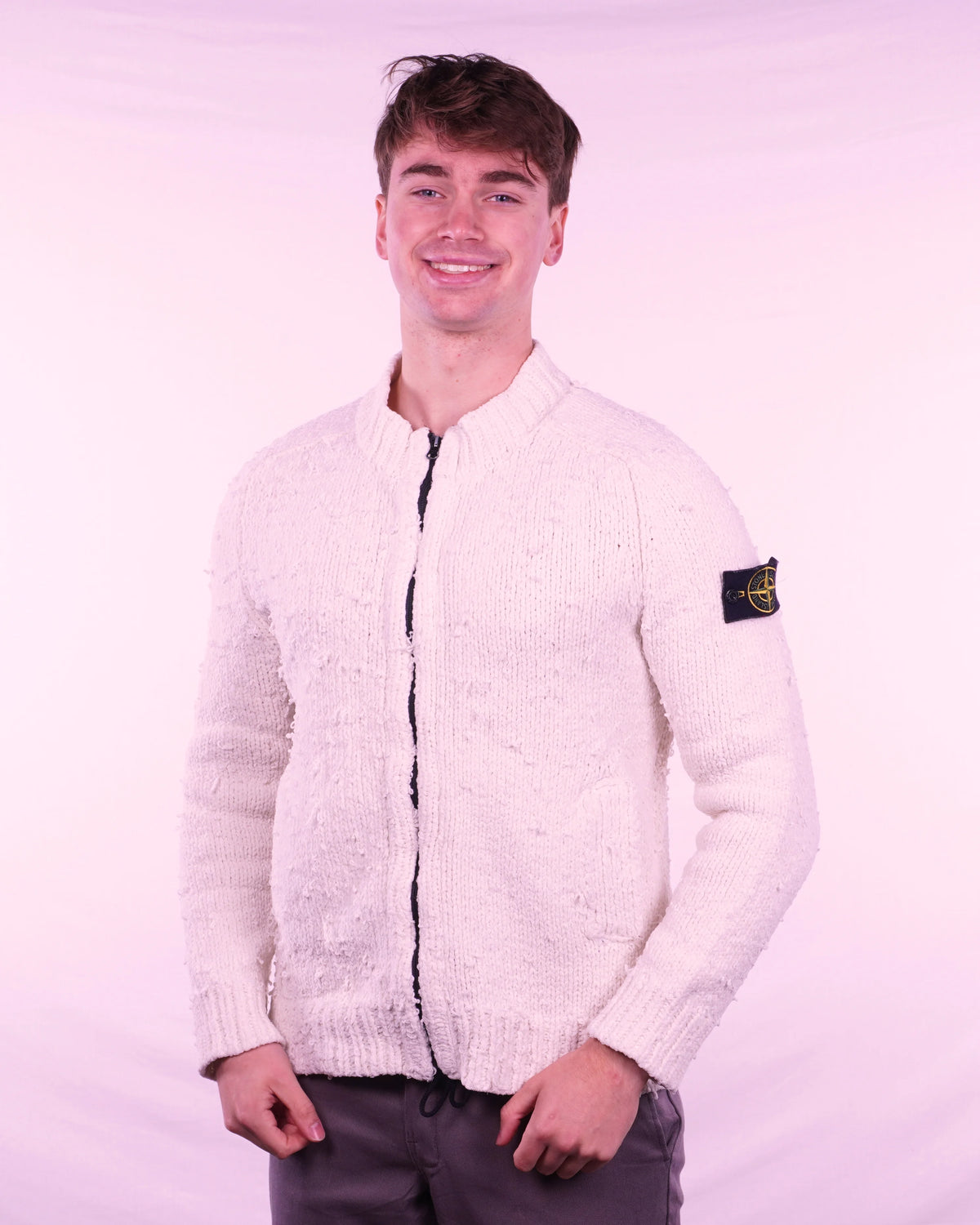 Stone Island Full-zip Sweater (M)