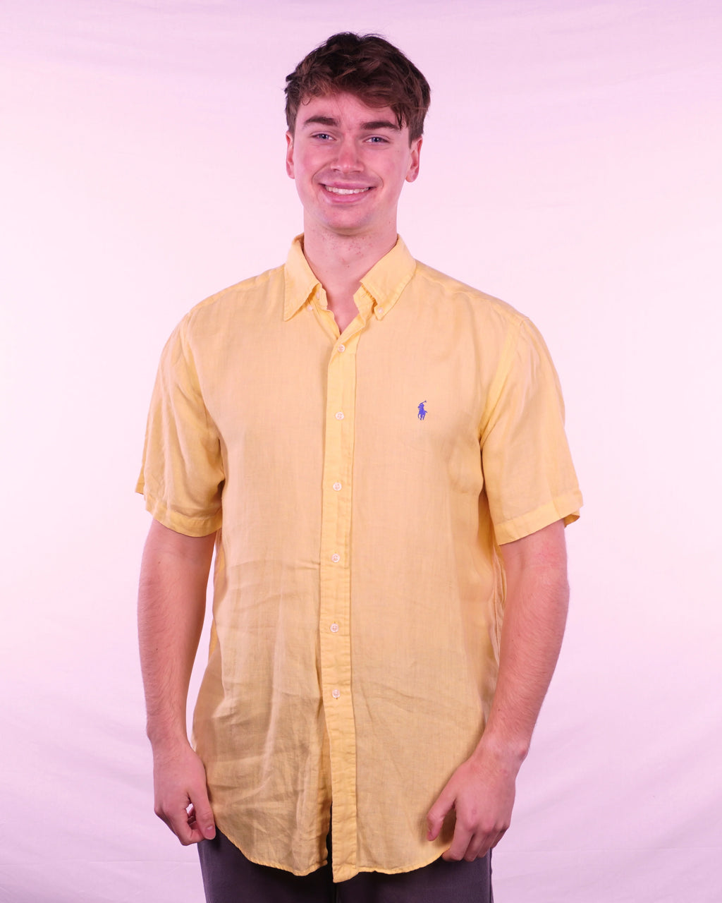 Ralph Lauren Short-sleeve Button-up Shirt (M)