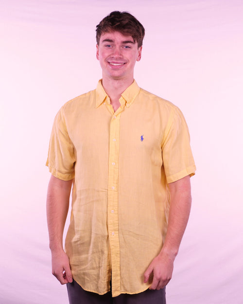 Ralph Lauren Short-sleeve Button-up Shirt (M)