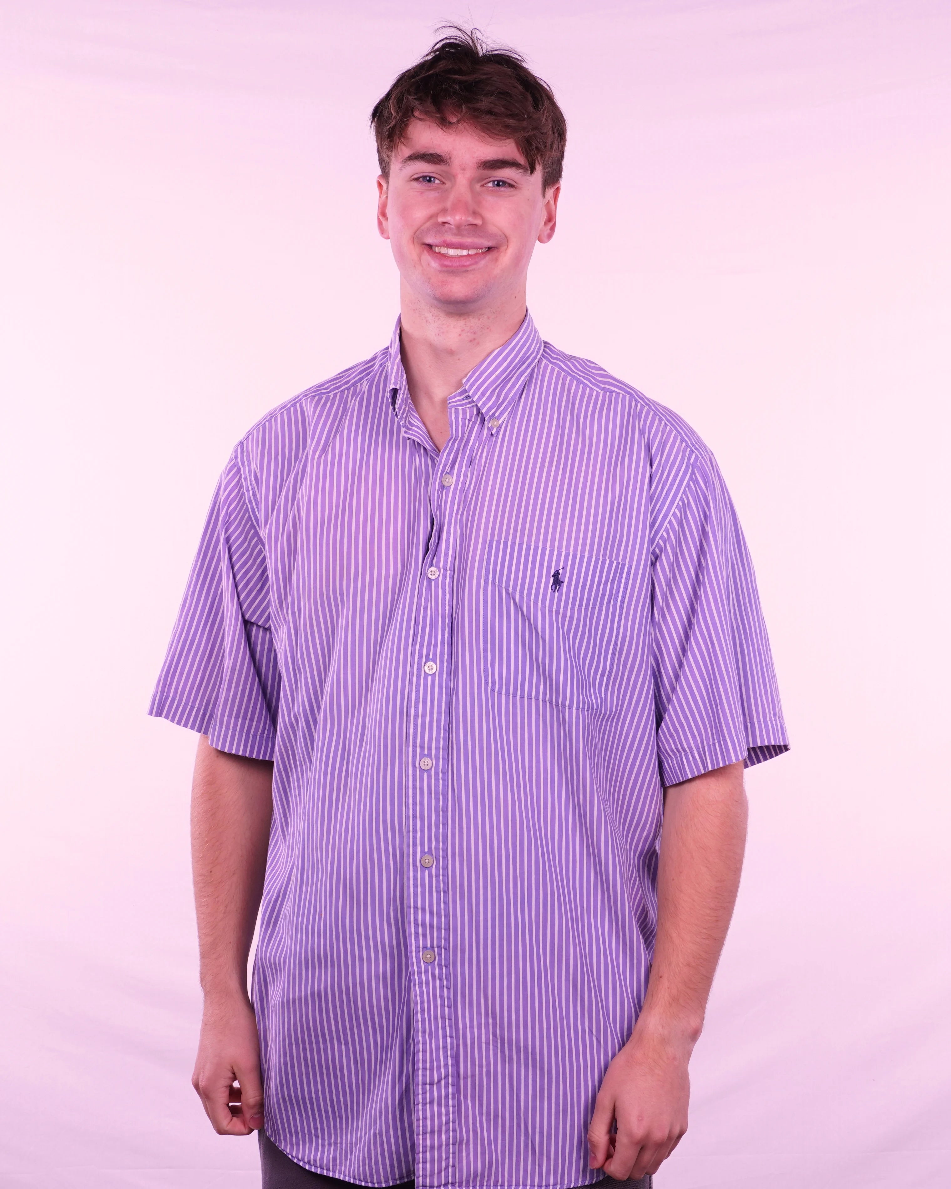 Ralph Lauren Short-sleeve Button-up Shirt (M)