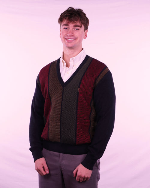 Yves Saint Laurent V-neck Sweater (M)