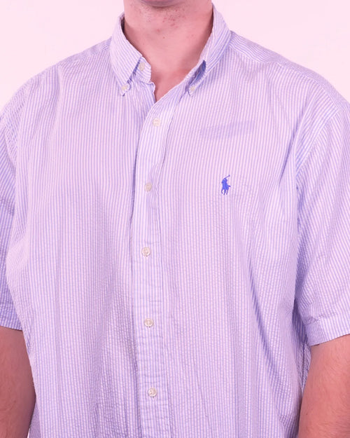 Ralph Lauren Short-sleeve Button-up Shirt (L)