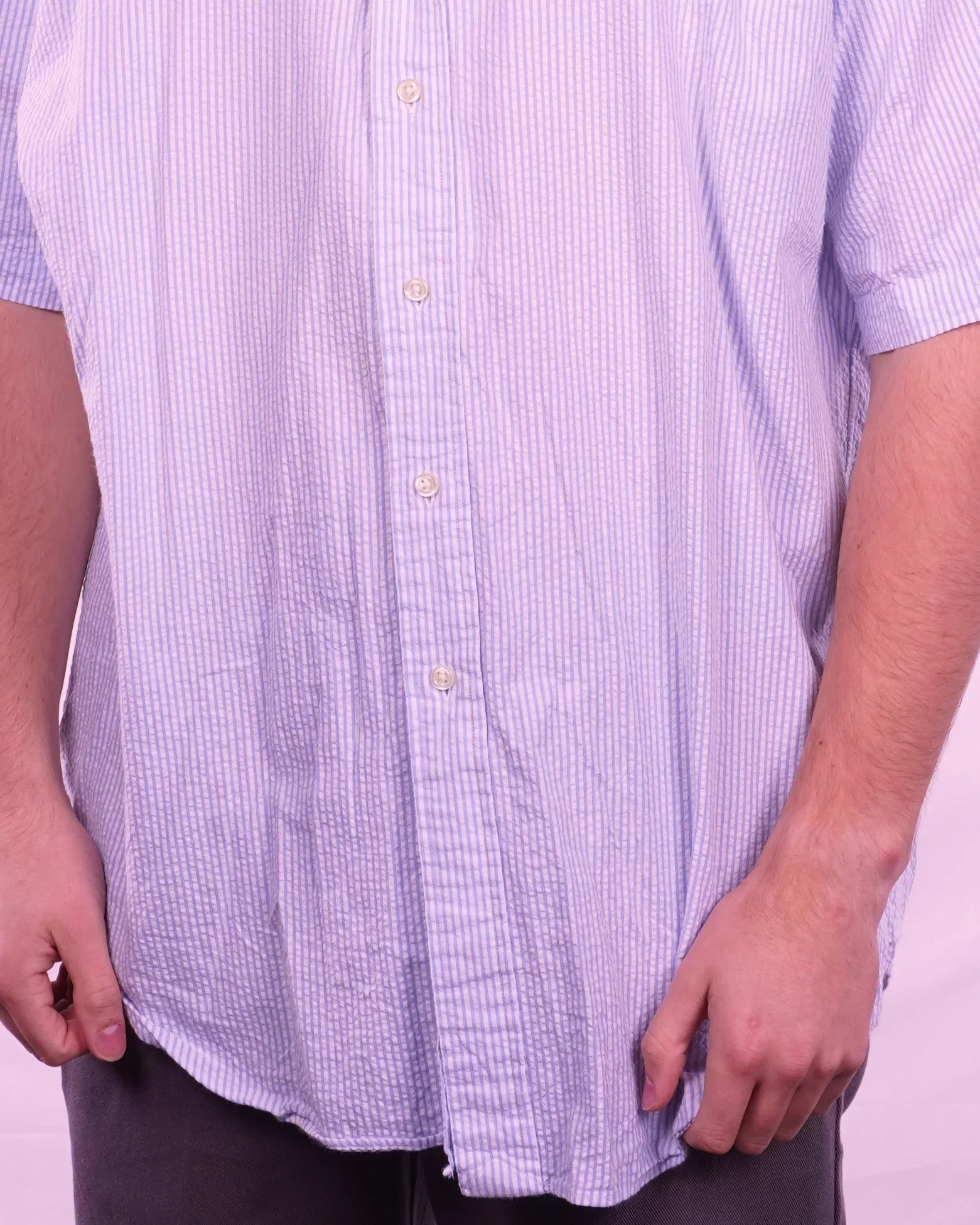 Ralph Lauren Short-sleeve Button-up Shirt (L)