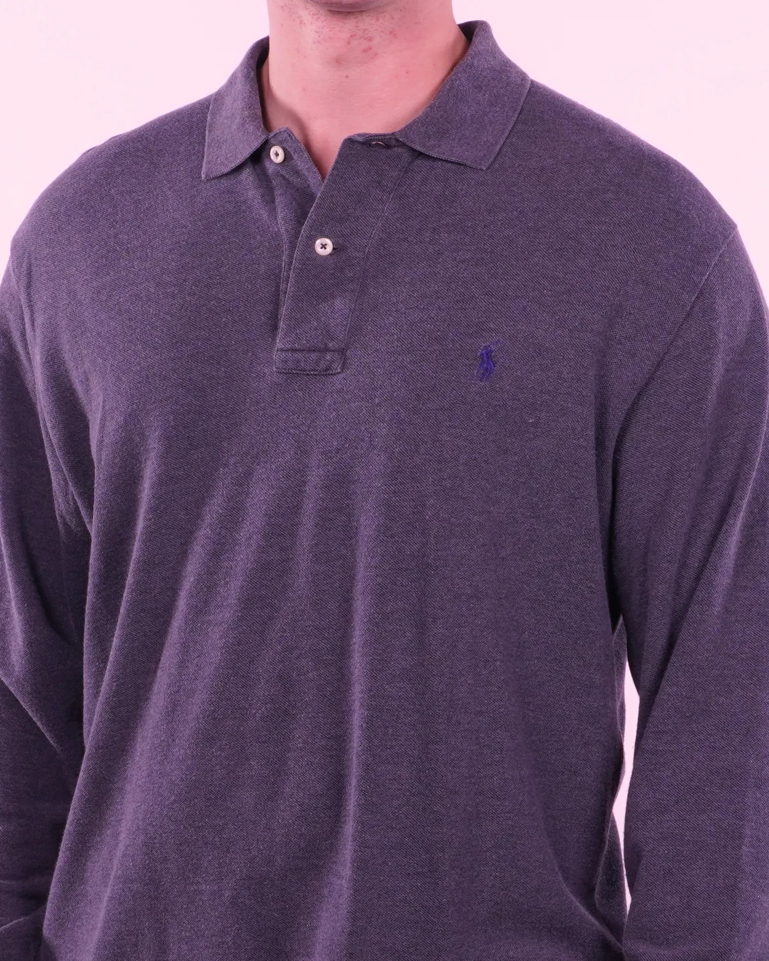 Ralph Lauren Long Sleeve Polo Shirt (L)