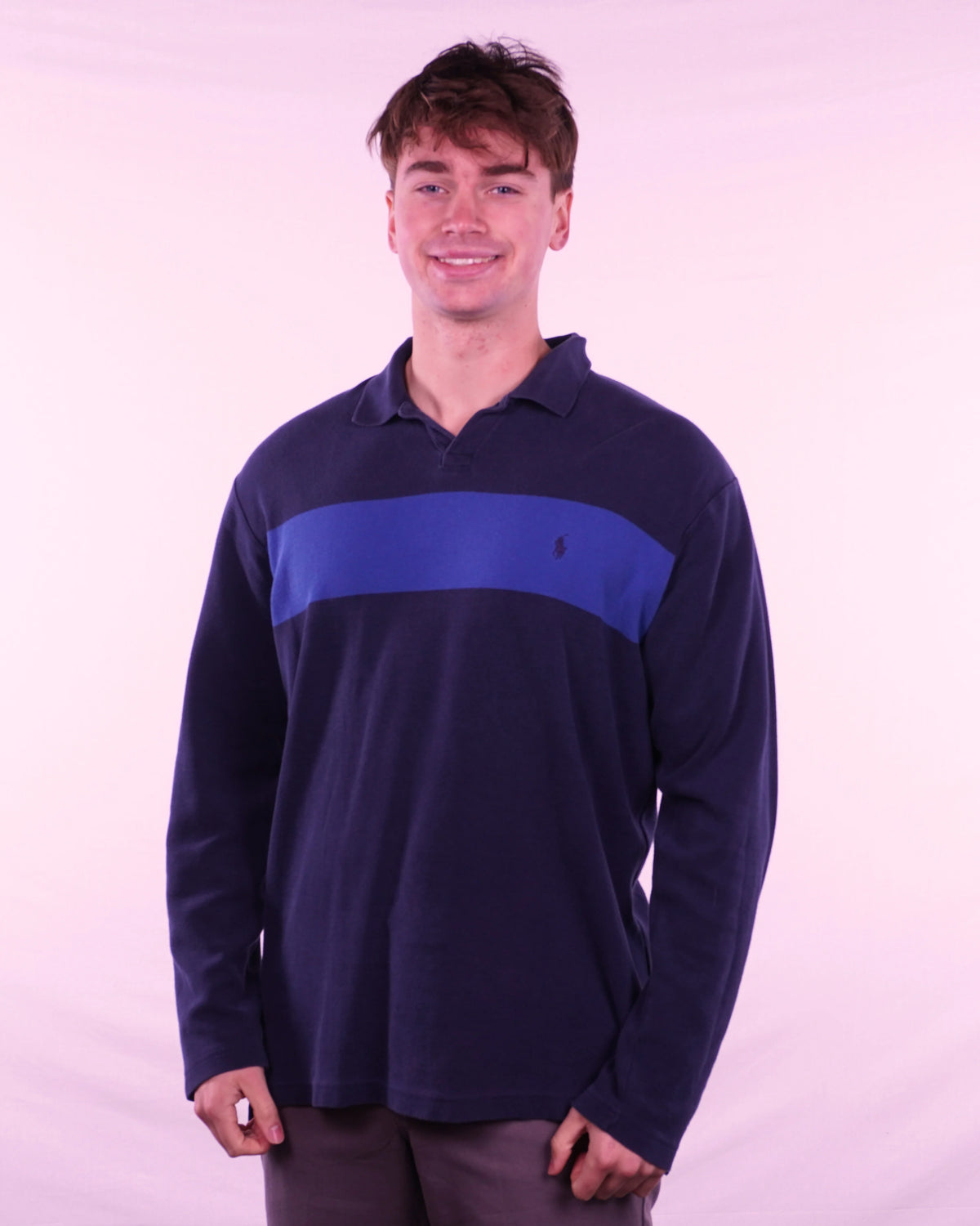 Ralph Lauren Long Sleeve Polo Shirt (L)