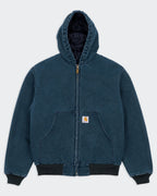 Carhartt blauwe Active jas maat XS katoen