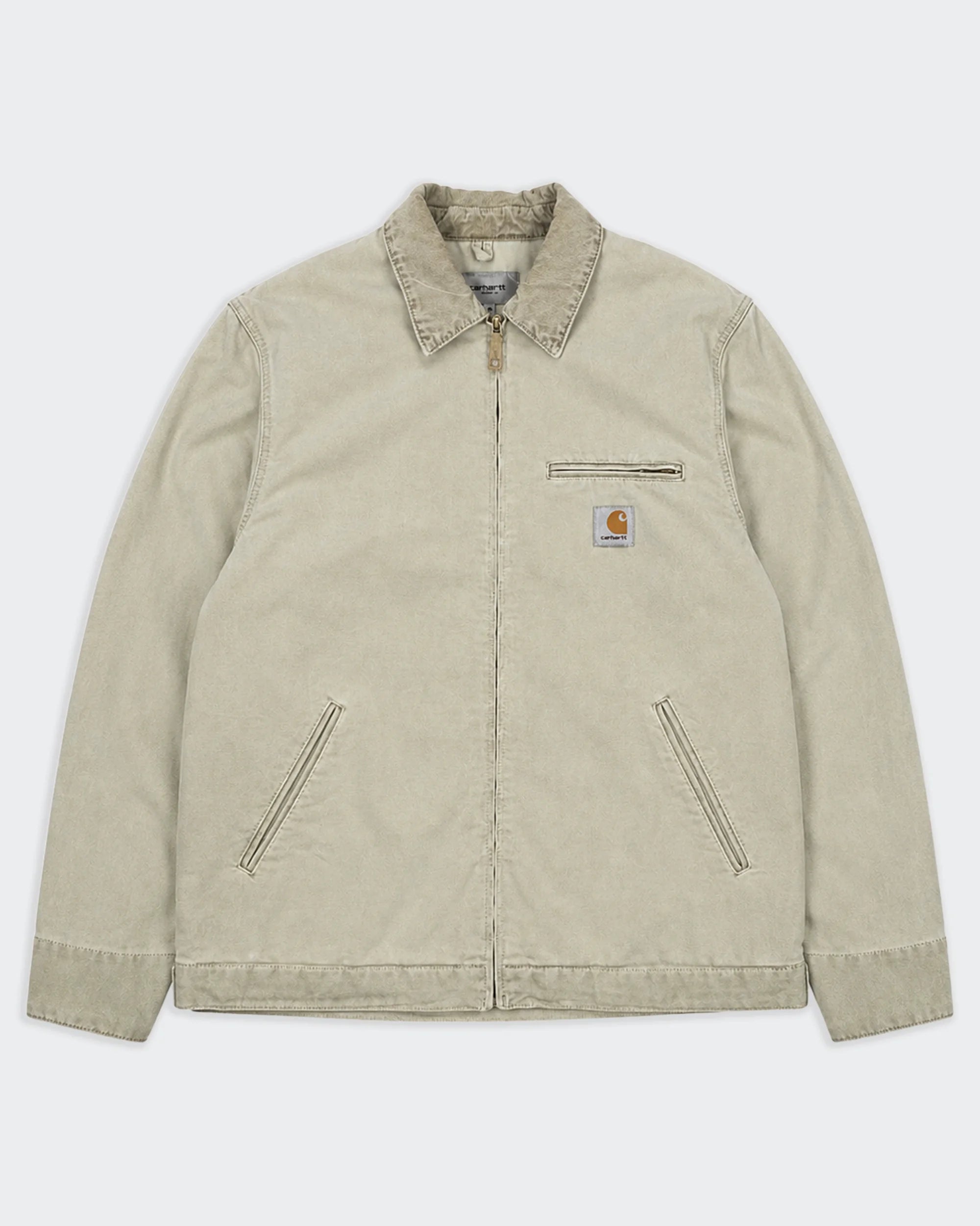 Carhartt Beige Detroit Jacket L Katoen