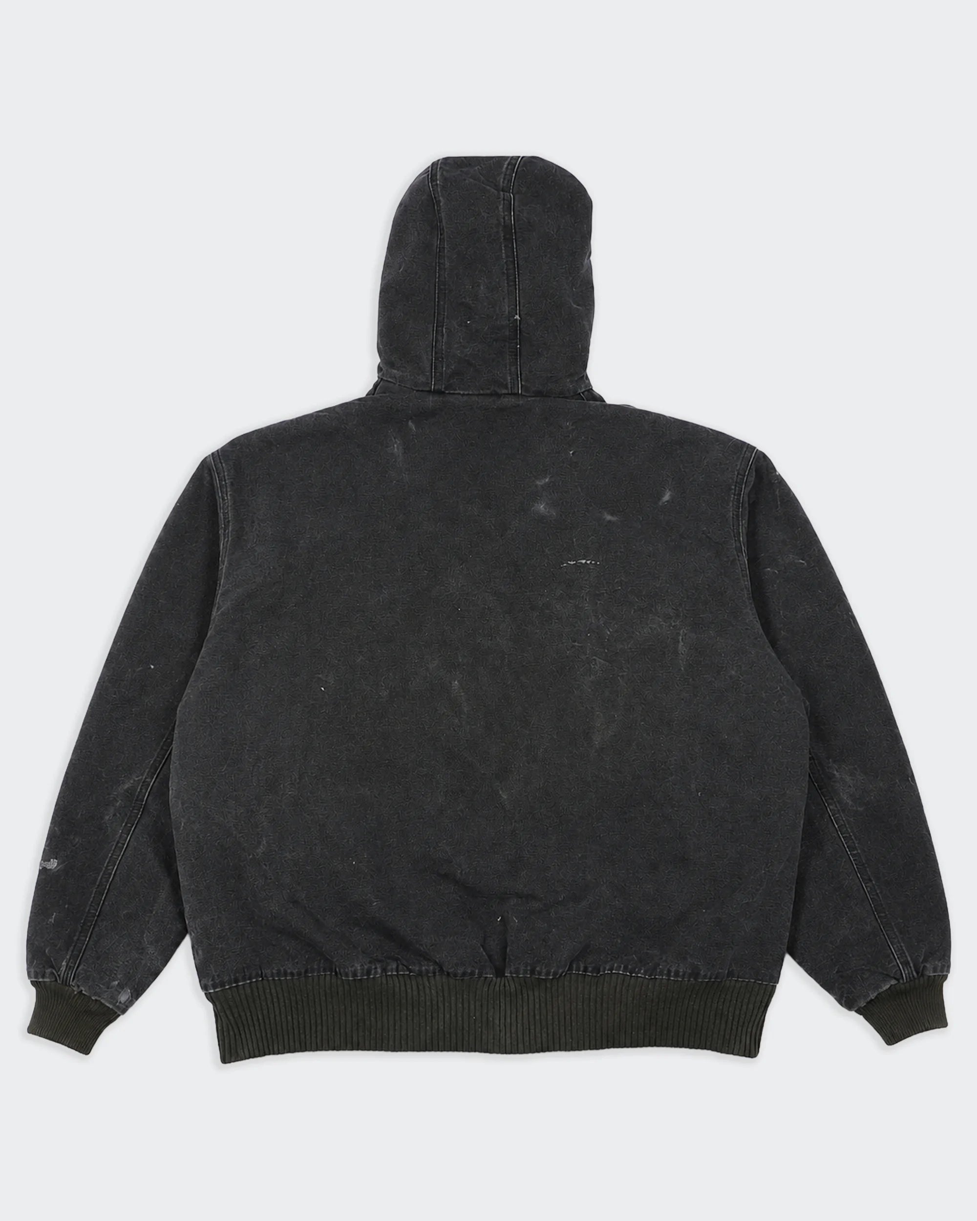 Carhartt Grey Hooded Work Jacket XXL
