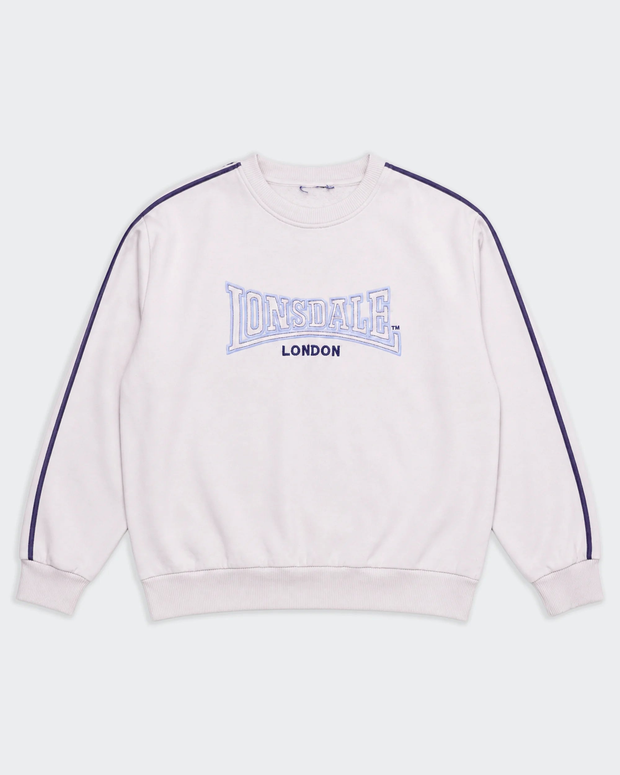 Lonsdale White Crewneck Jumper - M