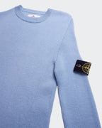 Stone Island blauwe trui met ronde hals - M