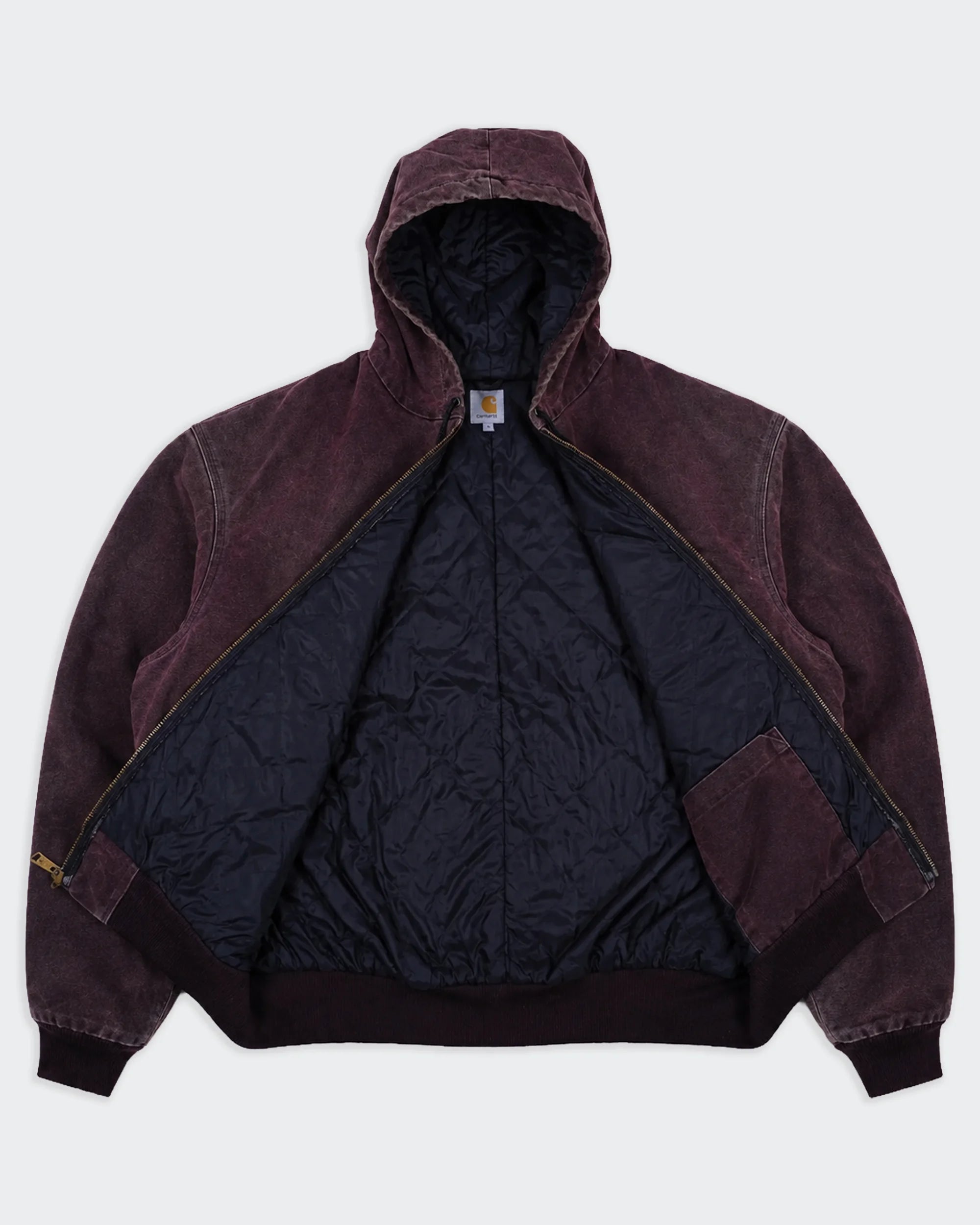 Carhartt Brown 90s Hooded Work Jacket XXL