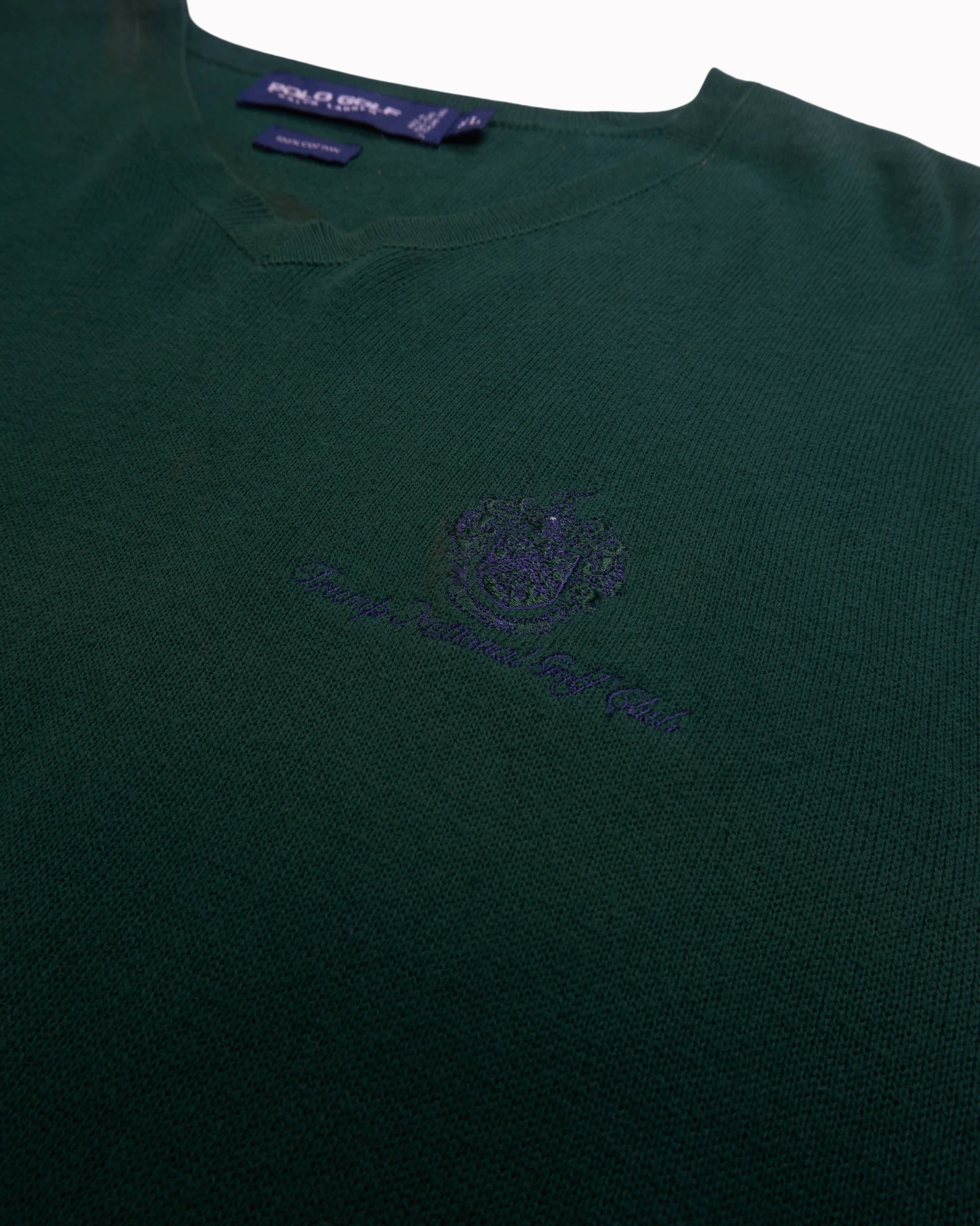 Polo Golf Ralph Lauren Green Sleeveless Jumper - XL