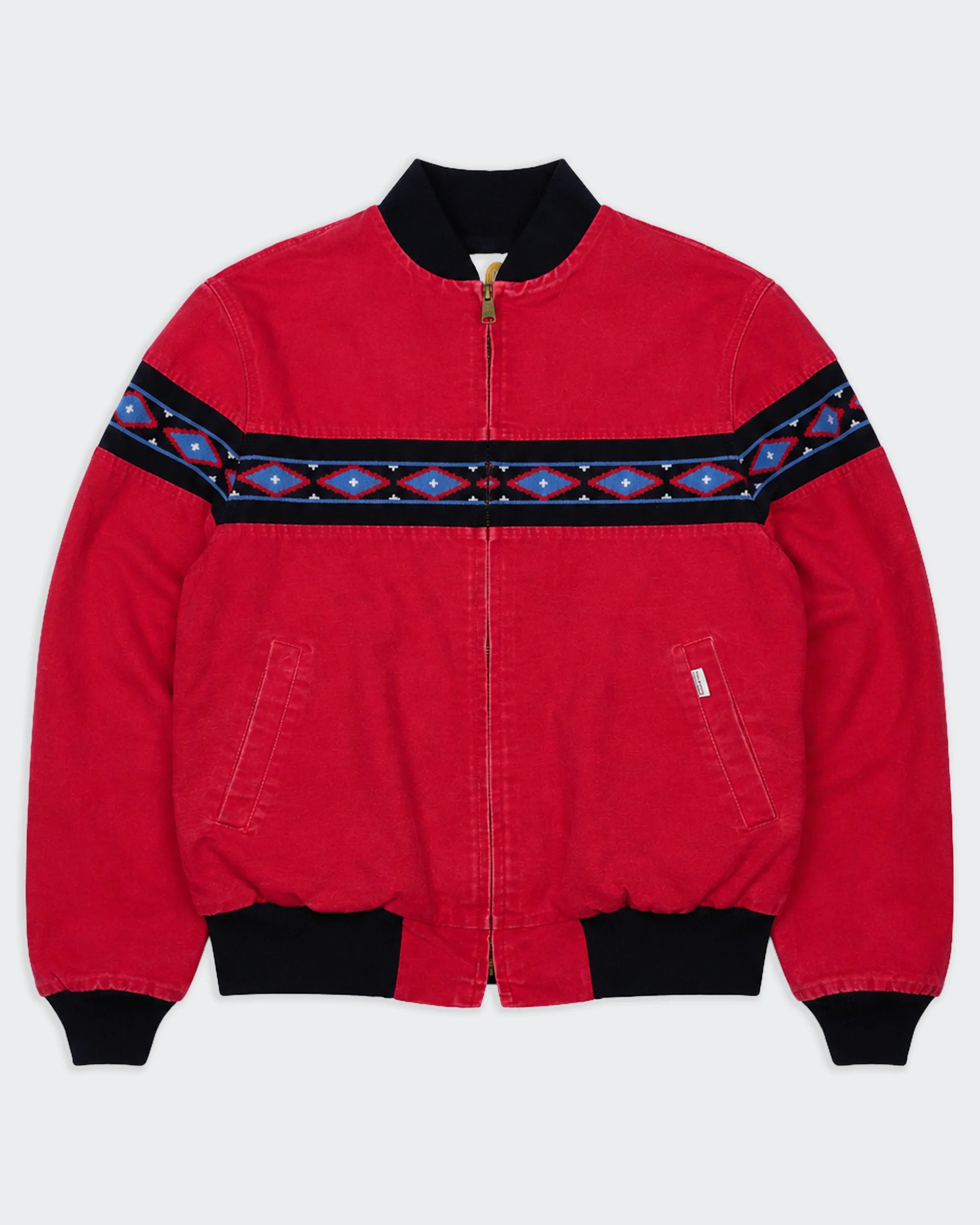 Carhartt rode Aztec jas maat M katoen