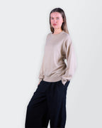 Burberry Beige Crewneck Jumper - L