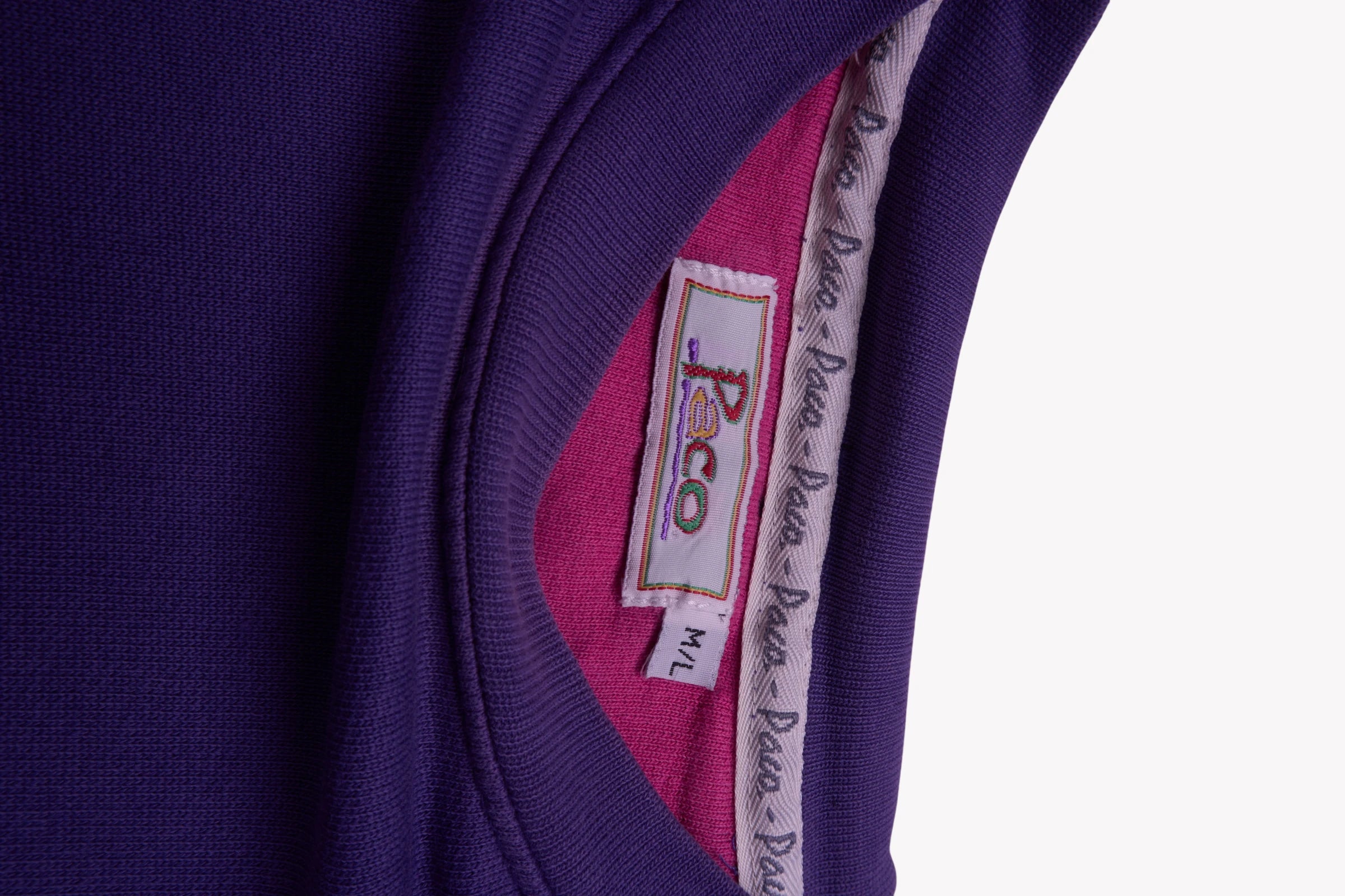 Paco Purple Crewneck Sweater - L