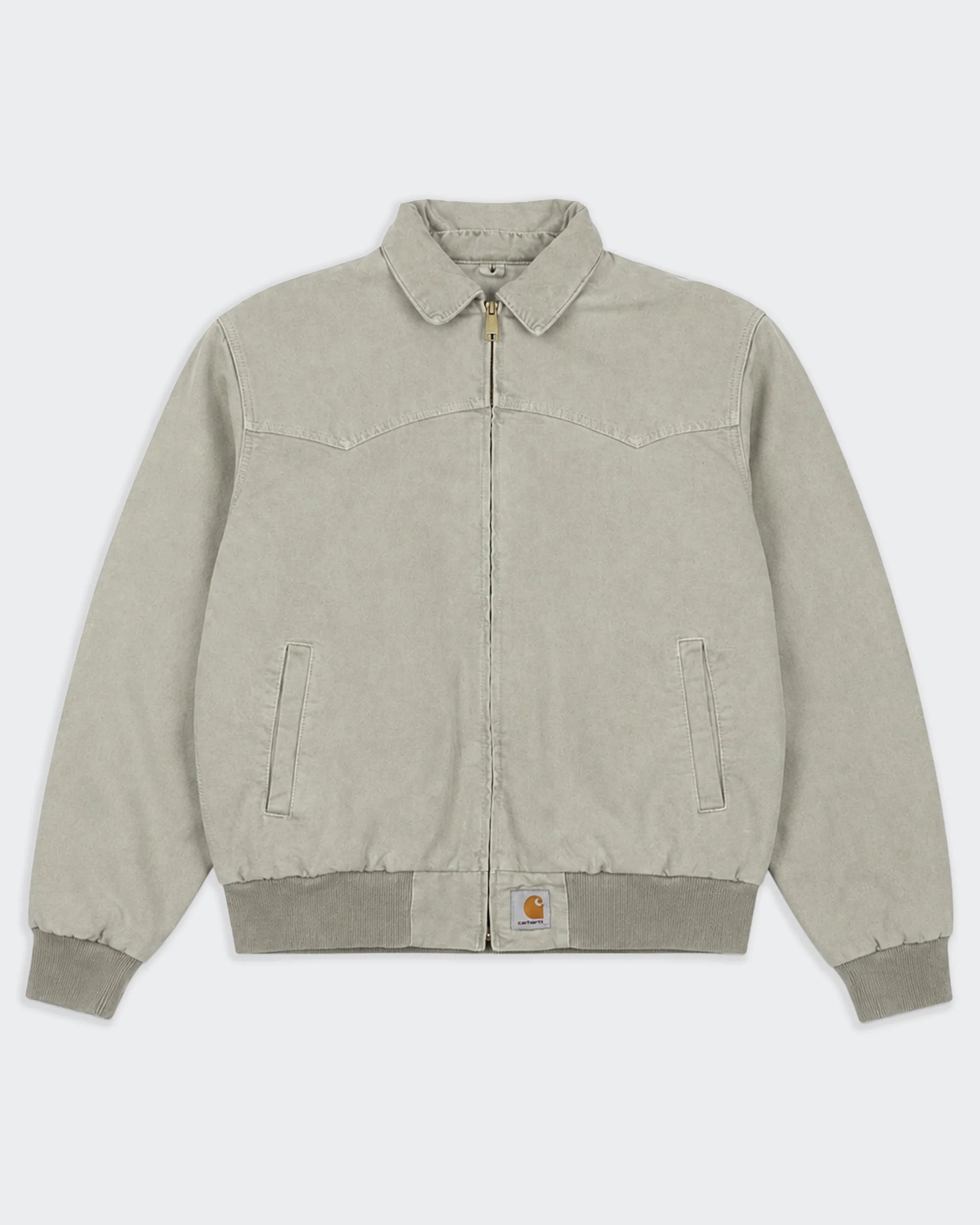 Carhartt beige jas maat L katoen
