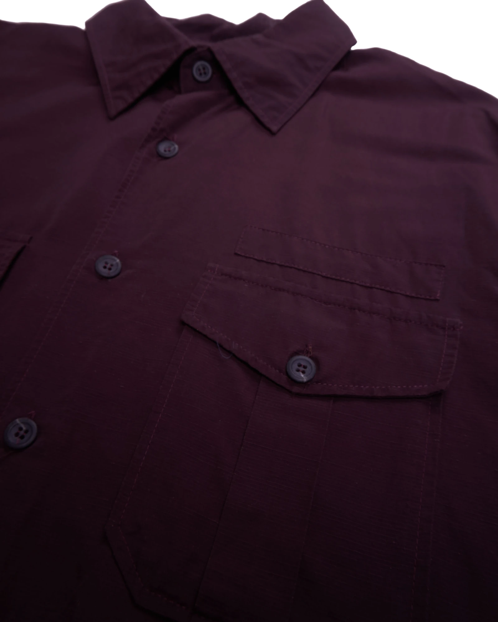 Armani Brown Button-up Shirt - L