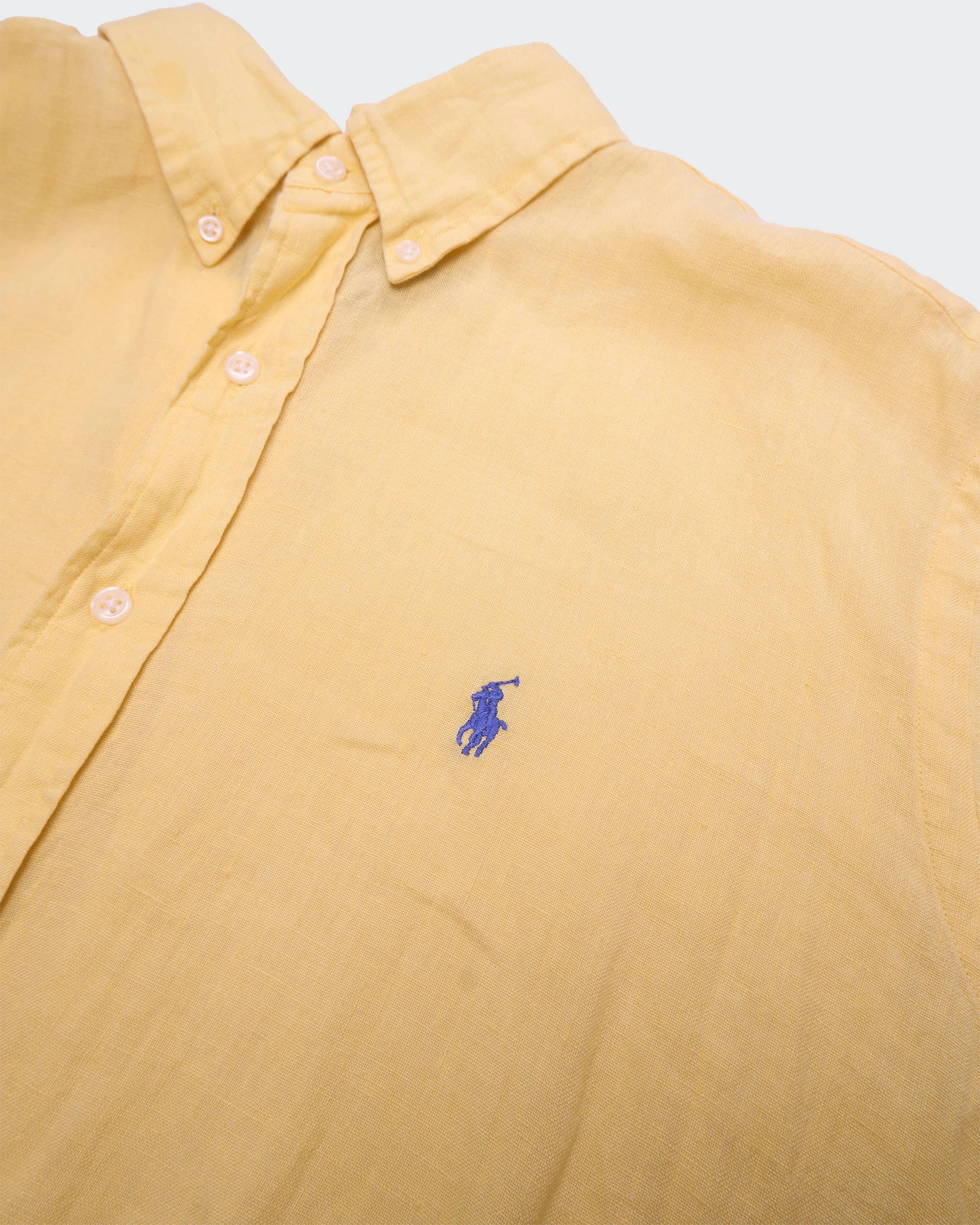Ralph Lauren Yellow Button-down Shirt - L