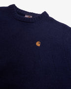 Carhartt Navy Crewneck Jumper - M