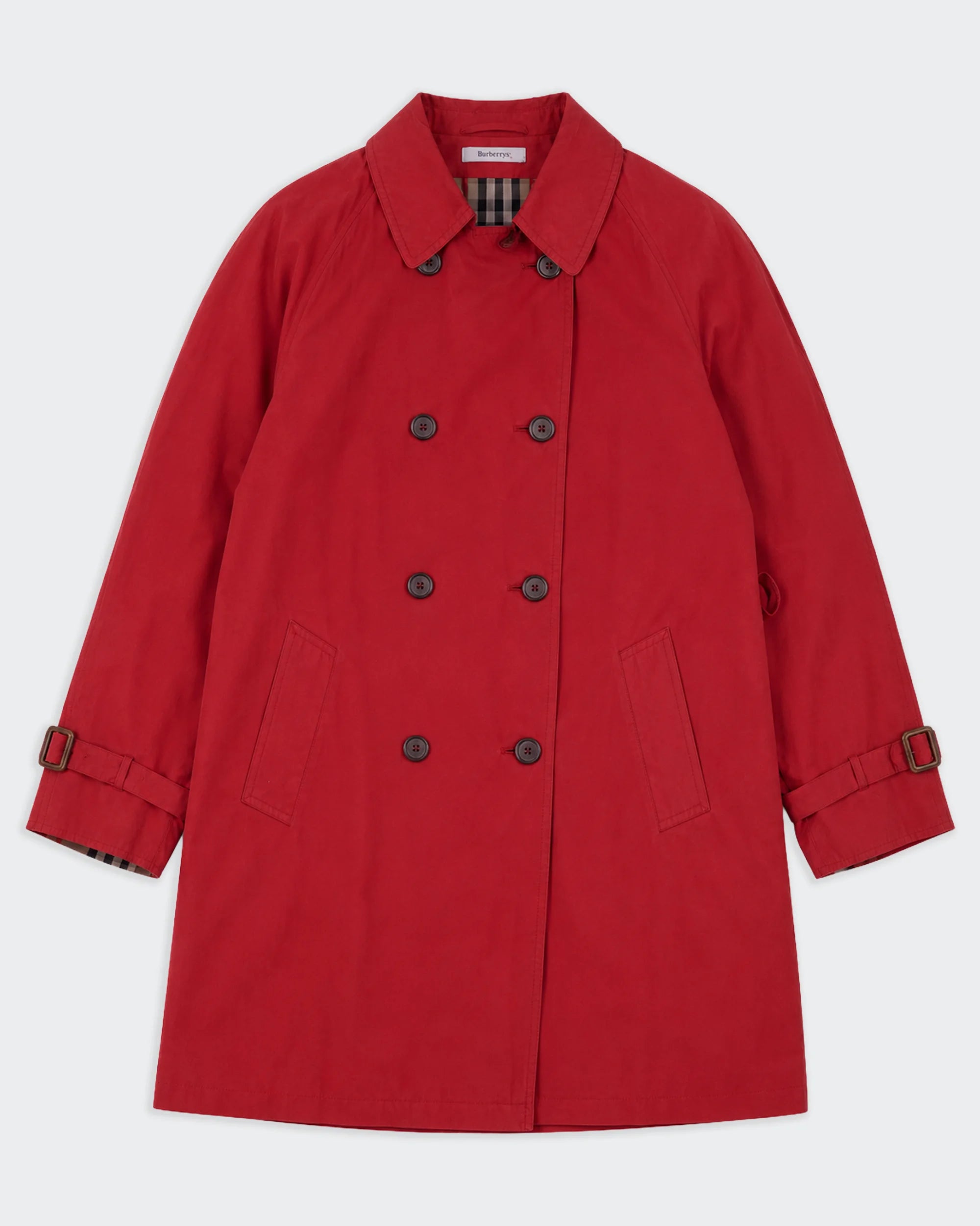 Burberry Red Trenchcoat - S