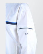 Nike White Track Jacket - S
