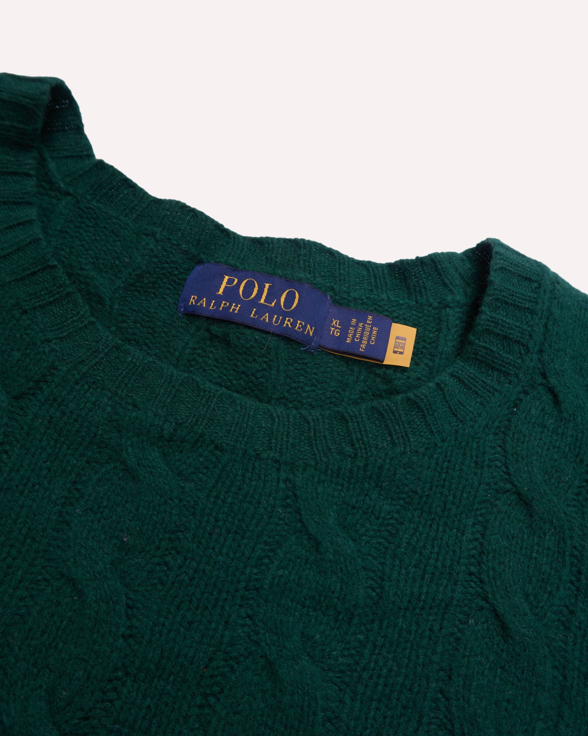 Ralph Lauren Green Crewneck Jumper - XL