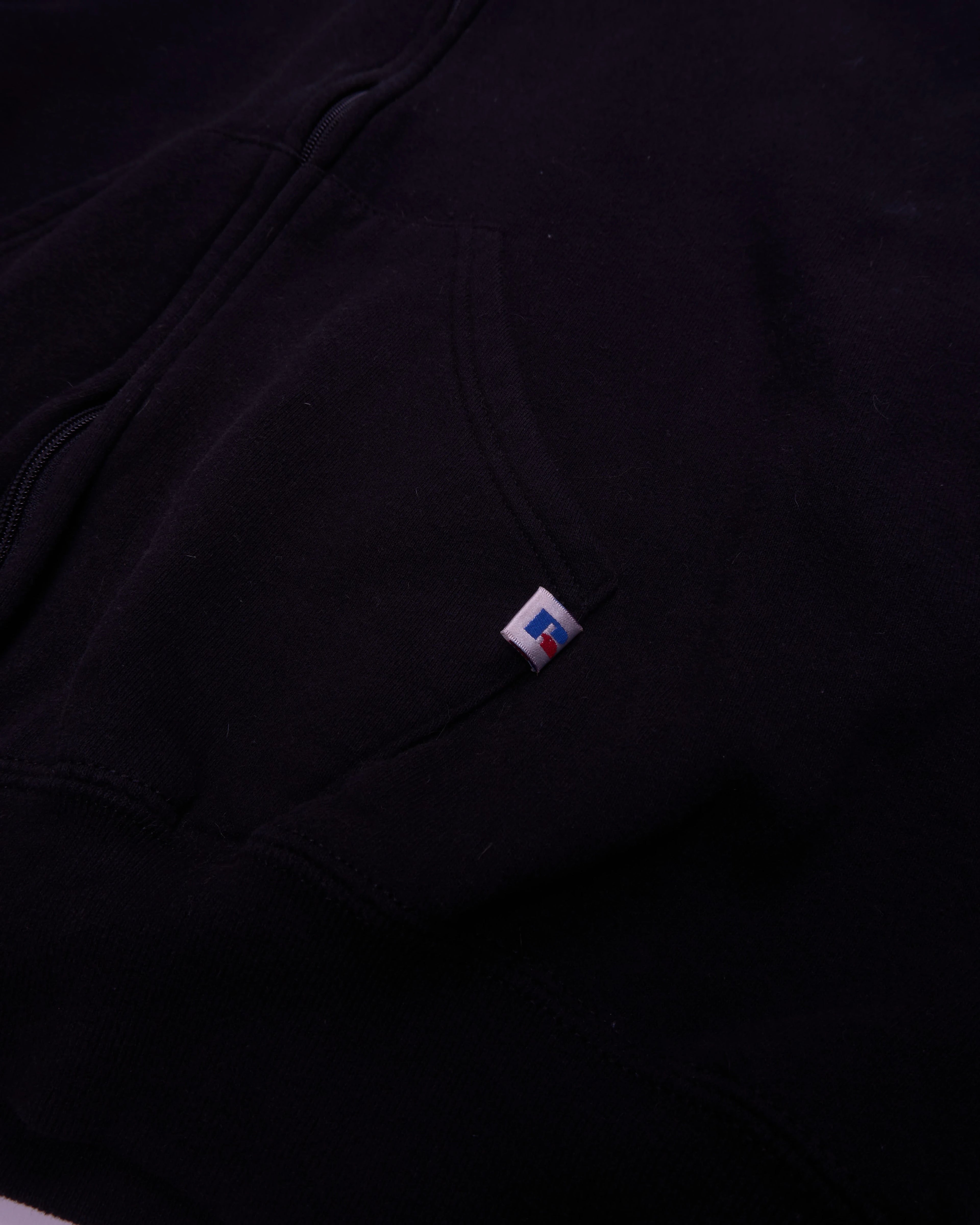 Russell Athletic Black Full-zip Hoodie - XL