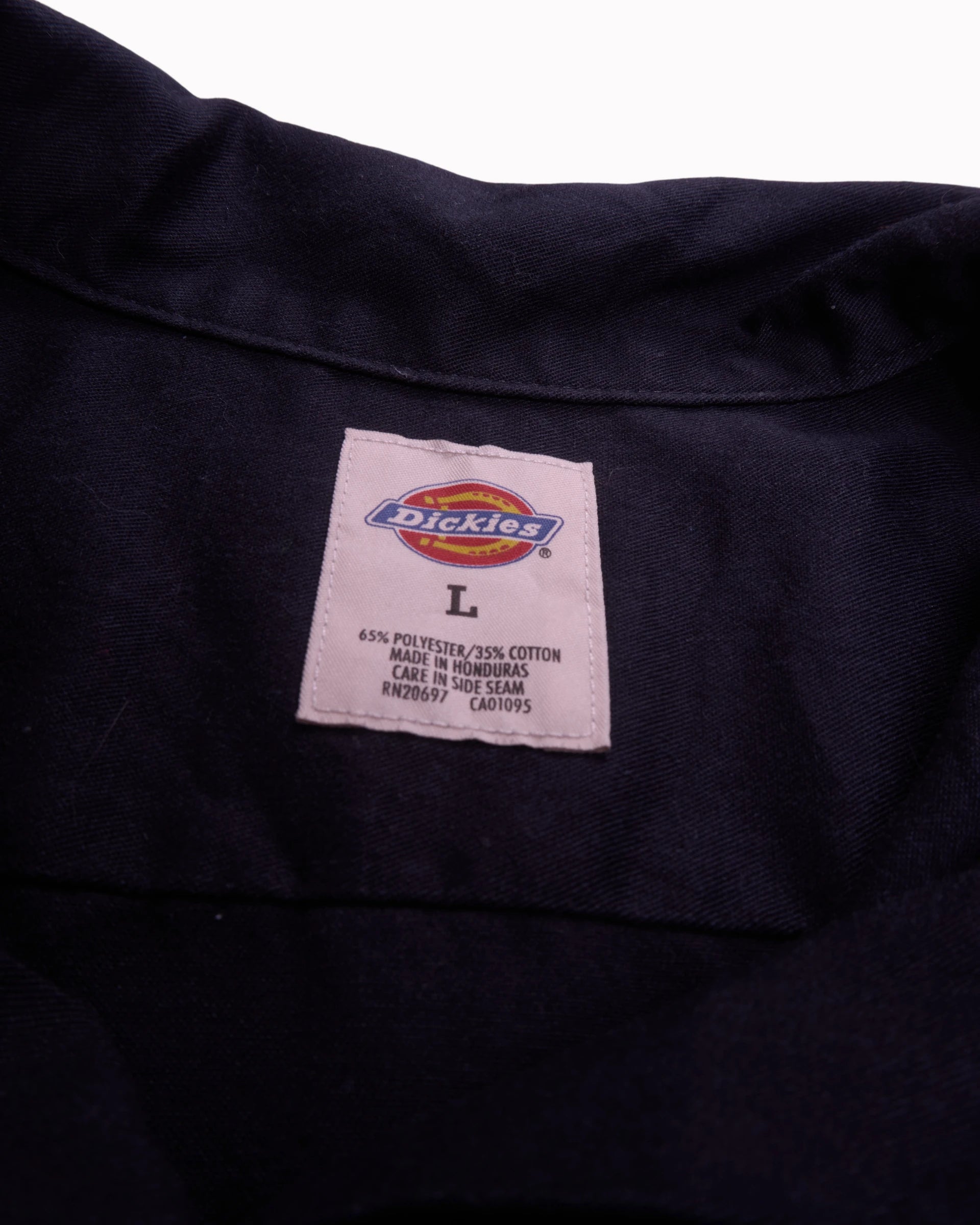 Dickies Navy Button-up Shirt - L