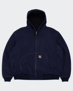 Carhartt Navy Active Jacket XL Cotton