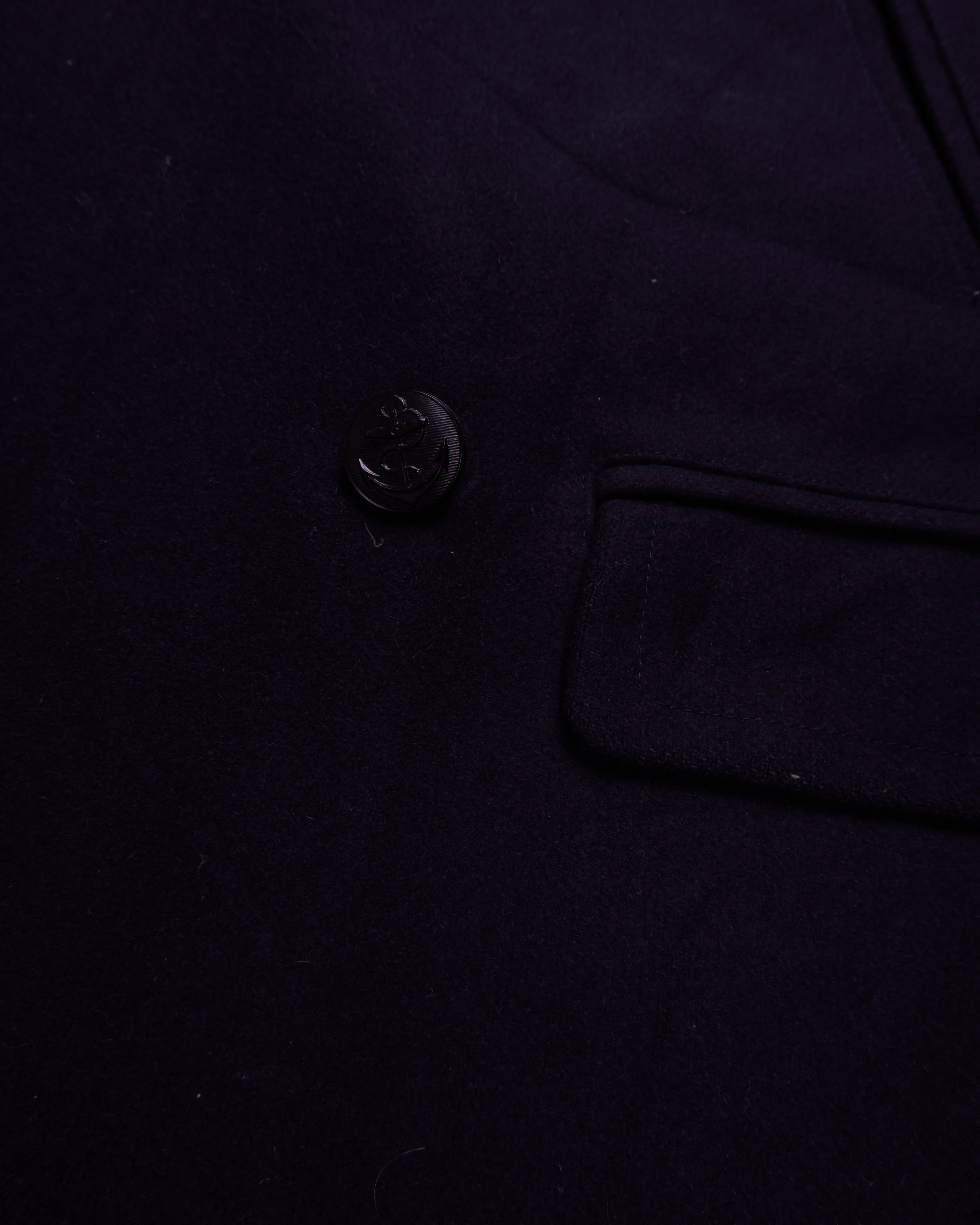Burberry Navy Peacoat - XL