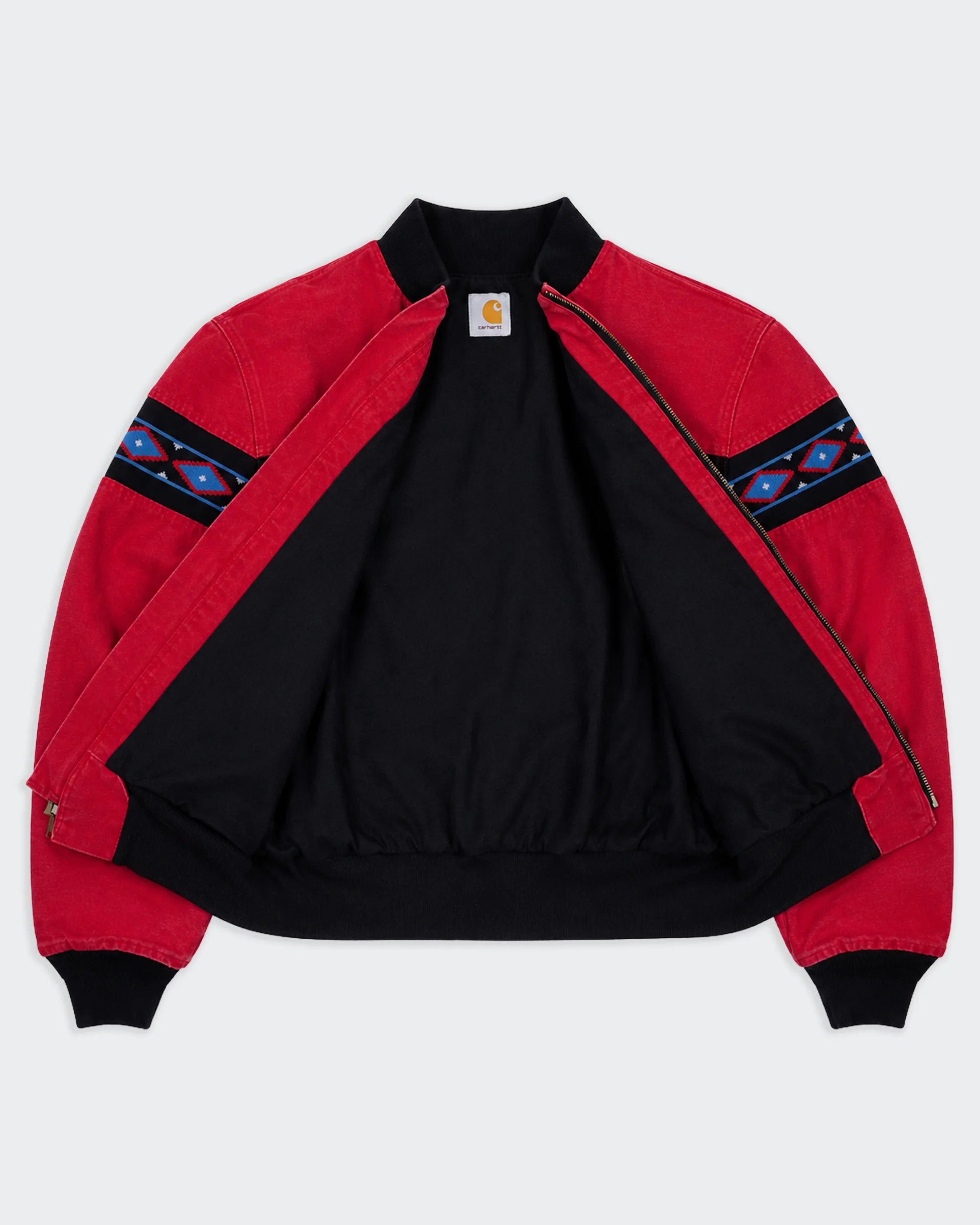 Carhartt rode Aztec jas maat M katoen