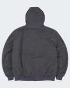 Carhartt Grey Hooded Canvas Jacket M Cotton