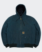 Carhartt blauwe Active Jacket maat L Katoen