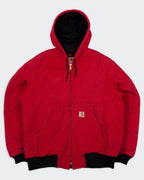 Carhartt Red Active Jacket XL Cotton