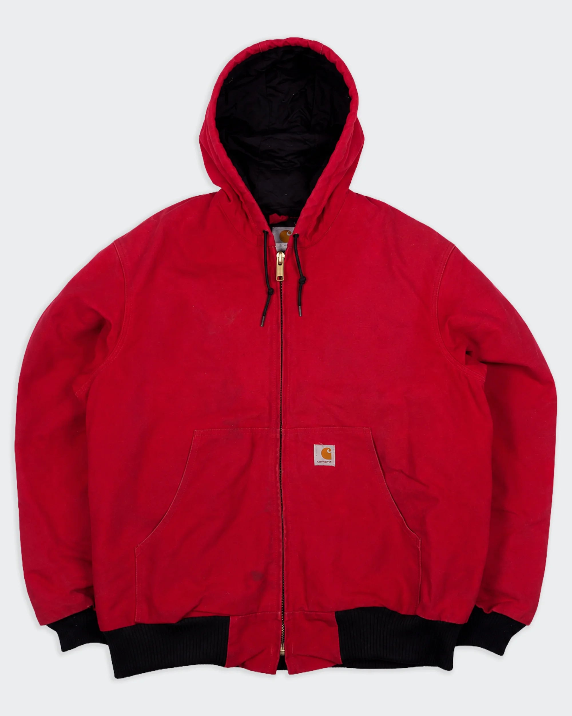 Carhartt Red Active Jacket XL Cotton
