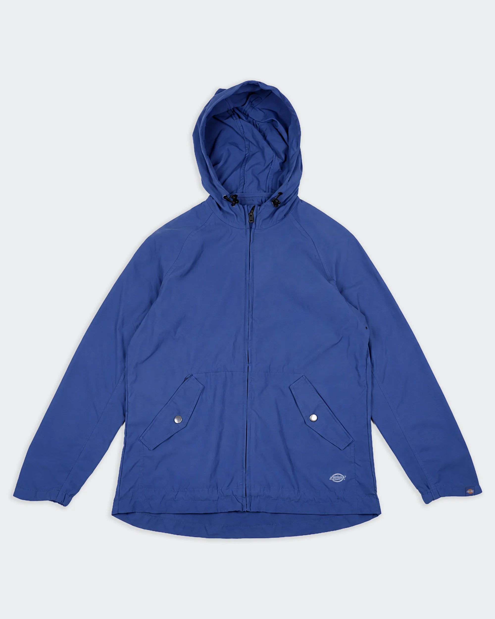 Dickies Blue Hooded Windbreaker Jacket XS