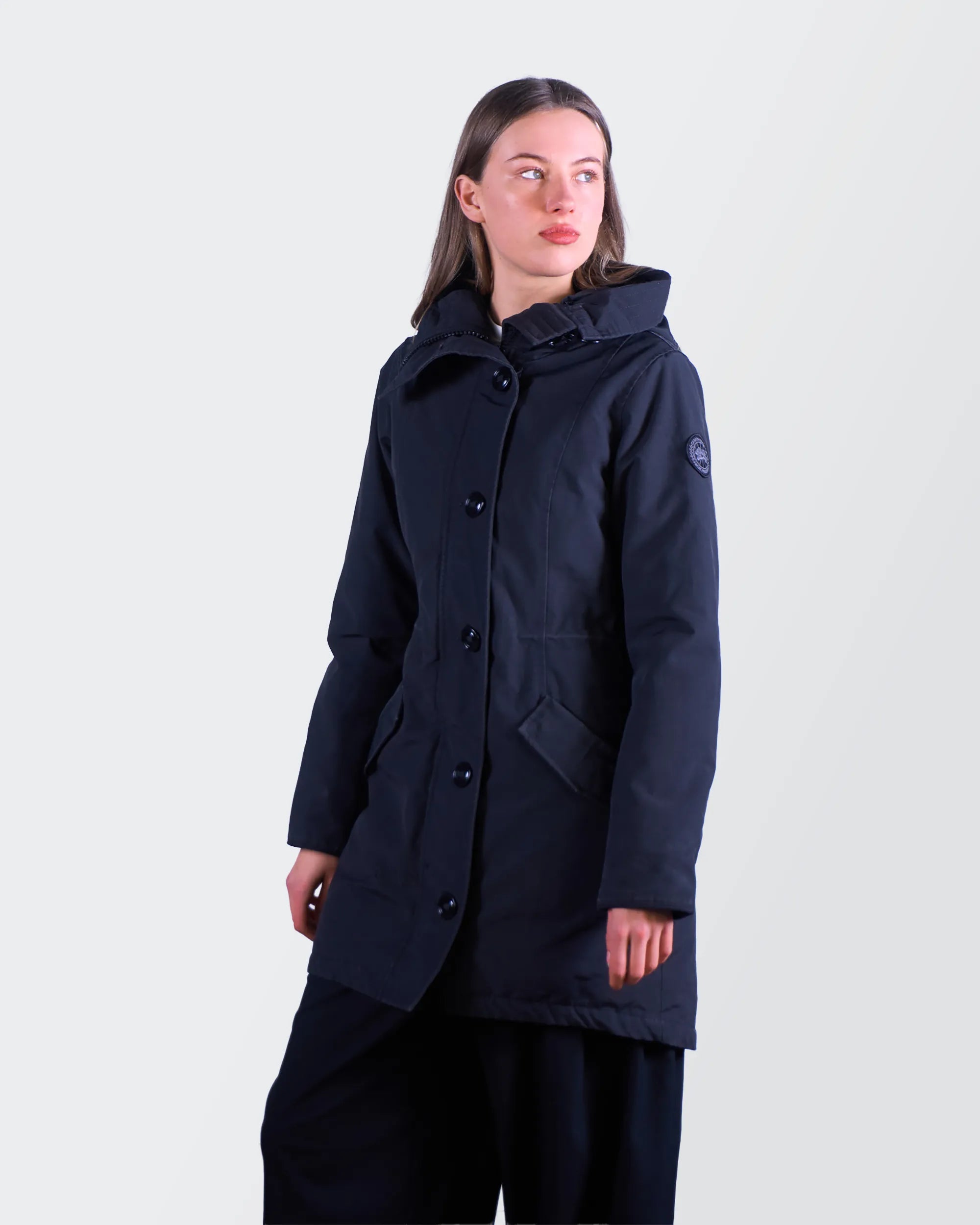 Canada Goose Black Parka Coat - S