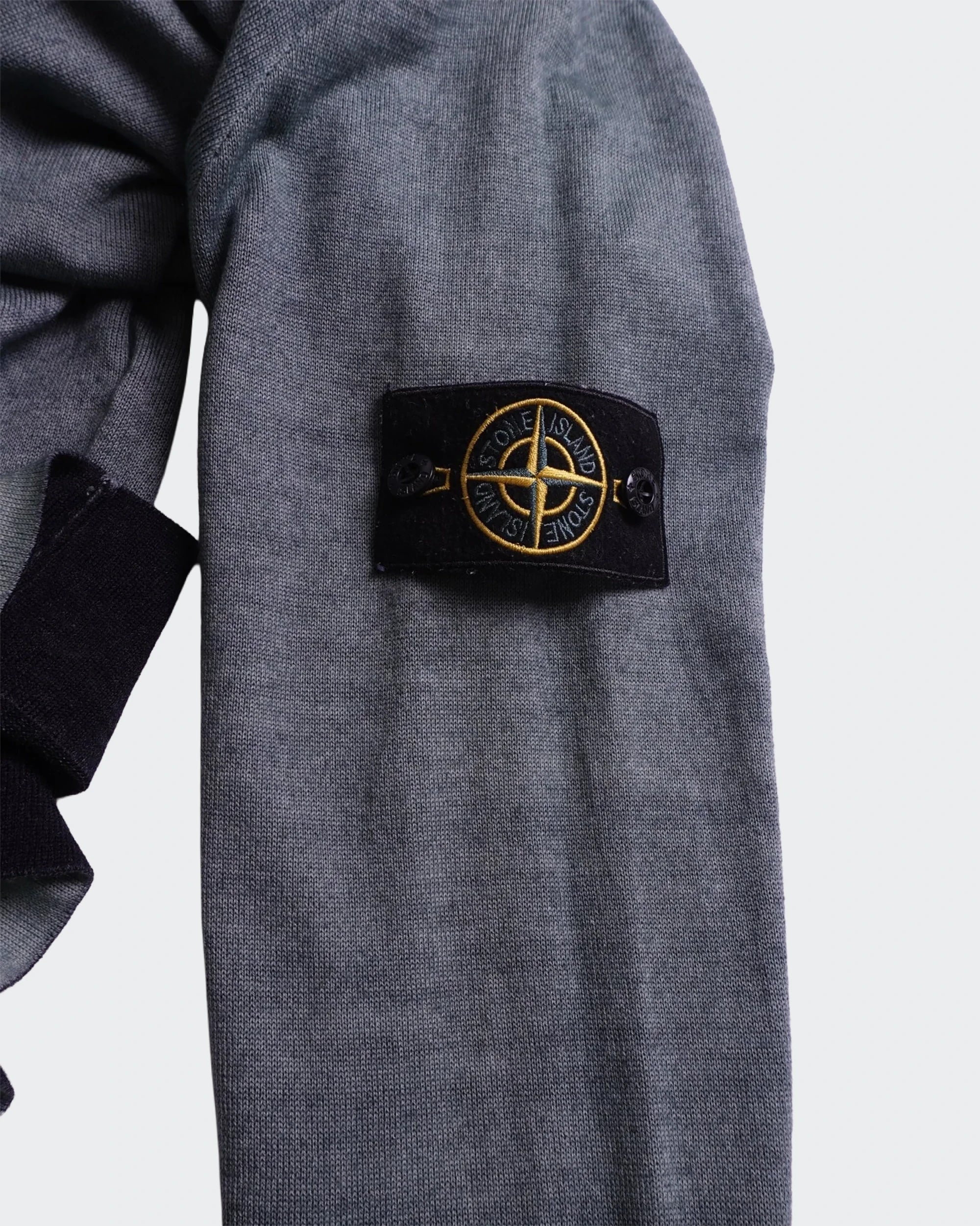 Stone Island groene trui met ronde hals - S