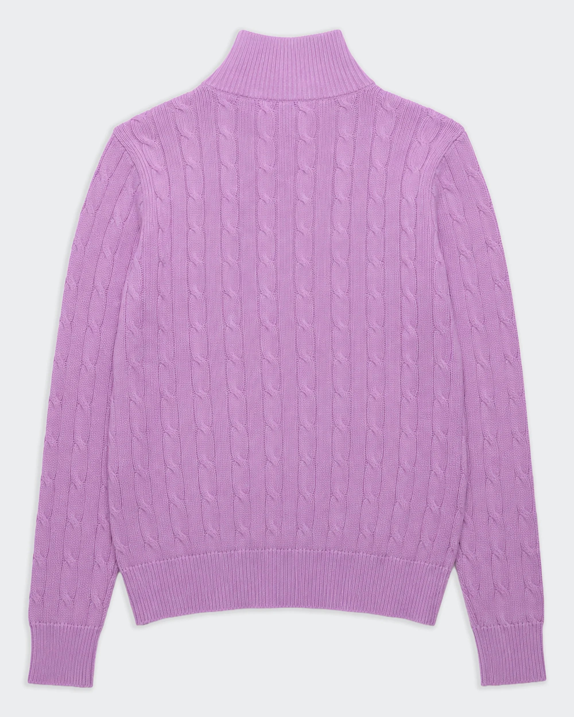 Ralph Lauren Purple Quarter-zip Jumper - M