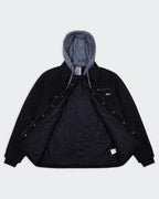 Dickies zwarte hoodie/overhemdjas maat M, katoen