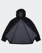 Dickies zwarte hoodie/overhemdjas maat L, katoen