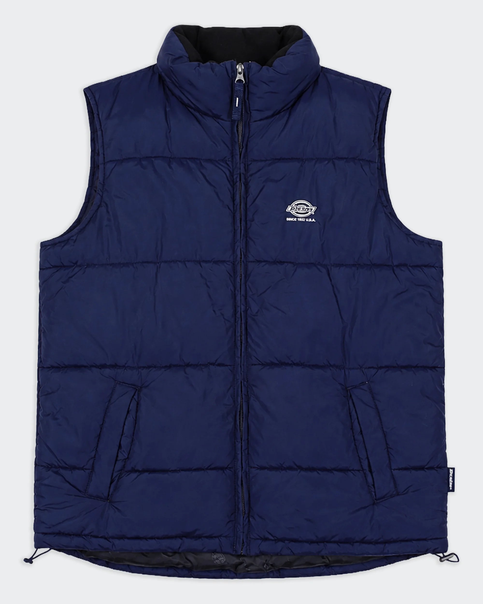 Dickies Navy Puffer Vest XS