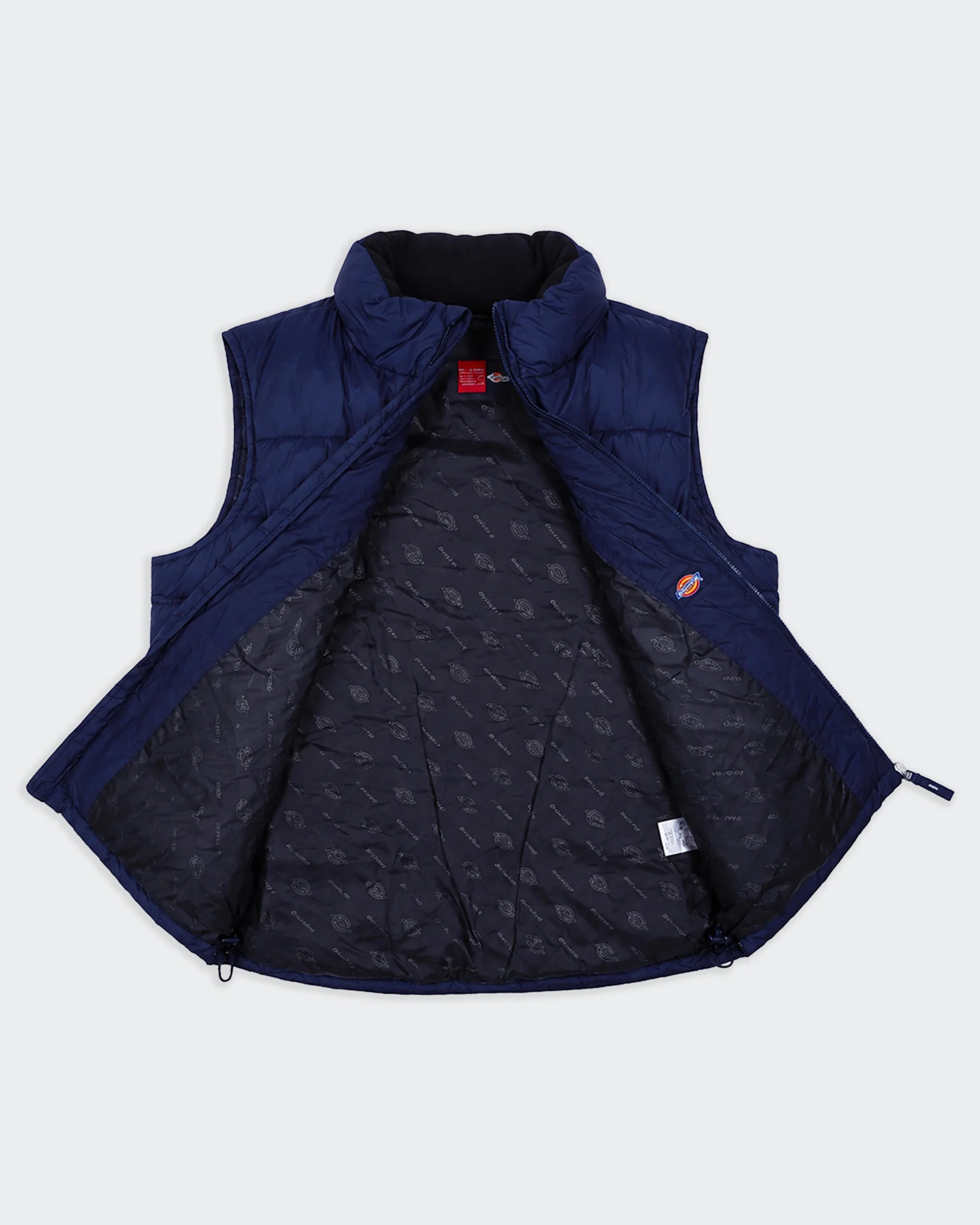 Dickies Navy Puffer Vest XS