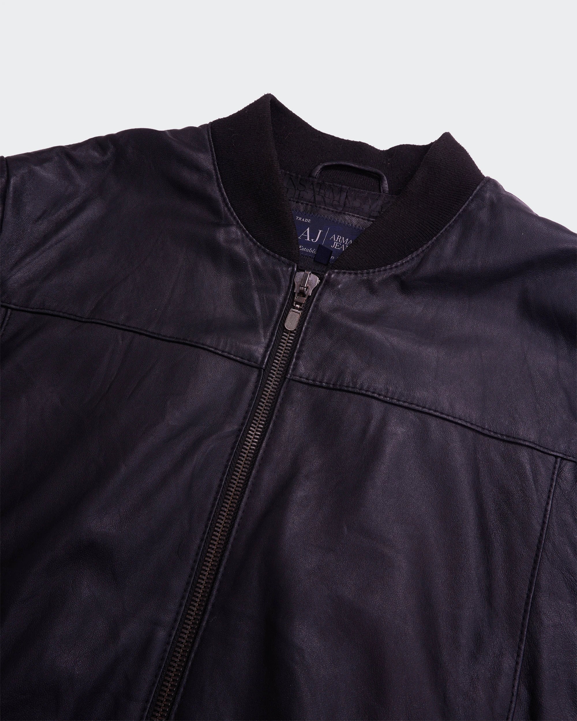 Armani Black Bomber Jacket - M