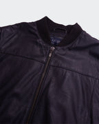 Armani Black Bomber Jacket - M