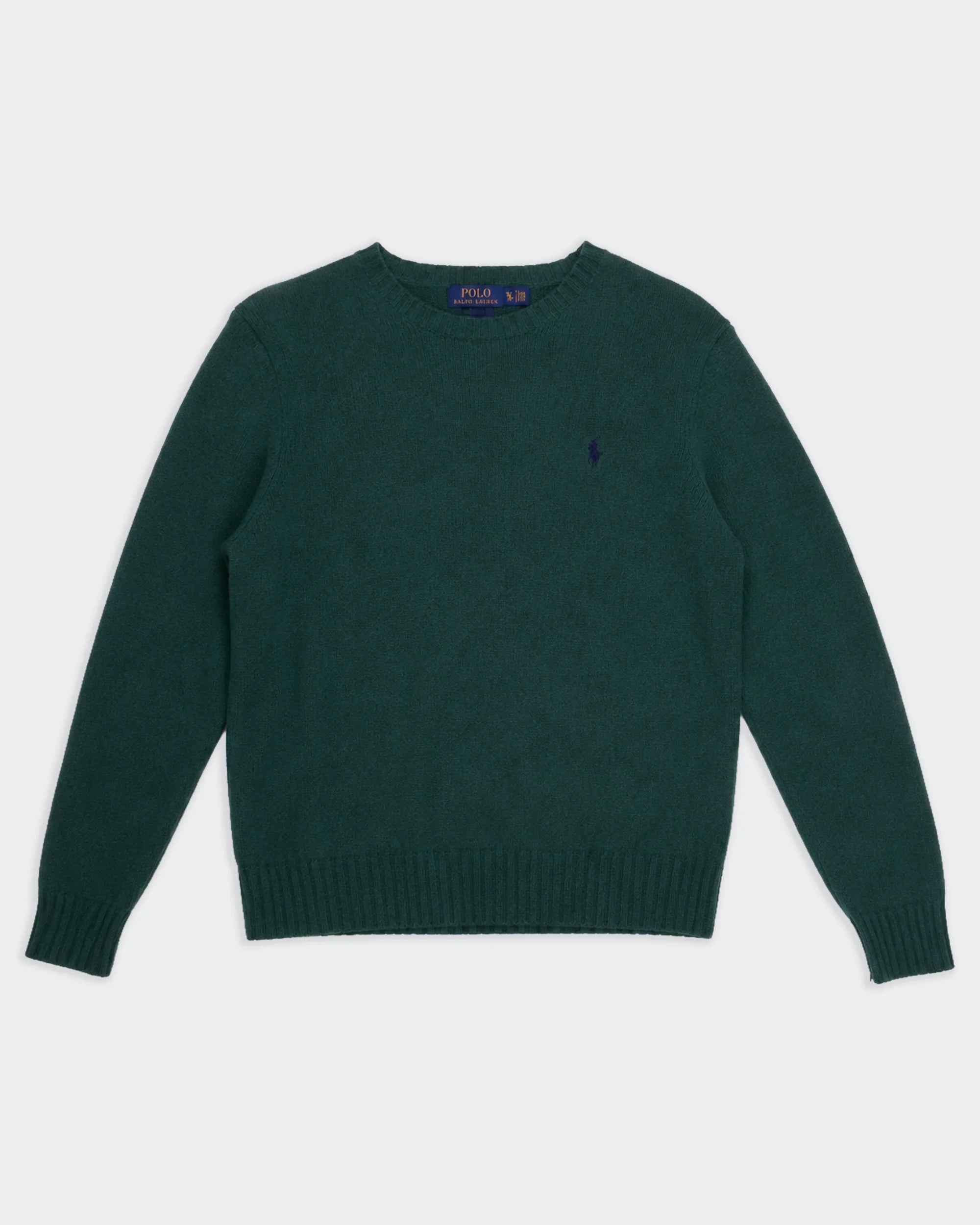 Ralph Lauren Green Crewneck Jumper - M