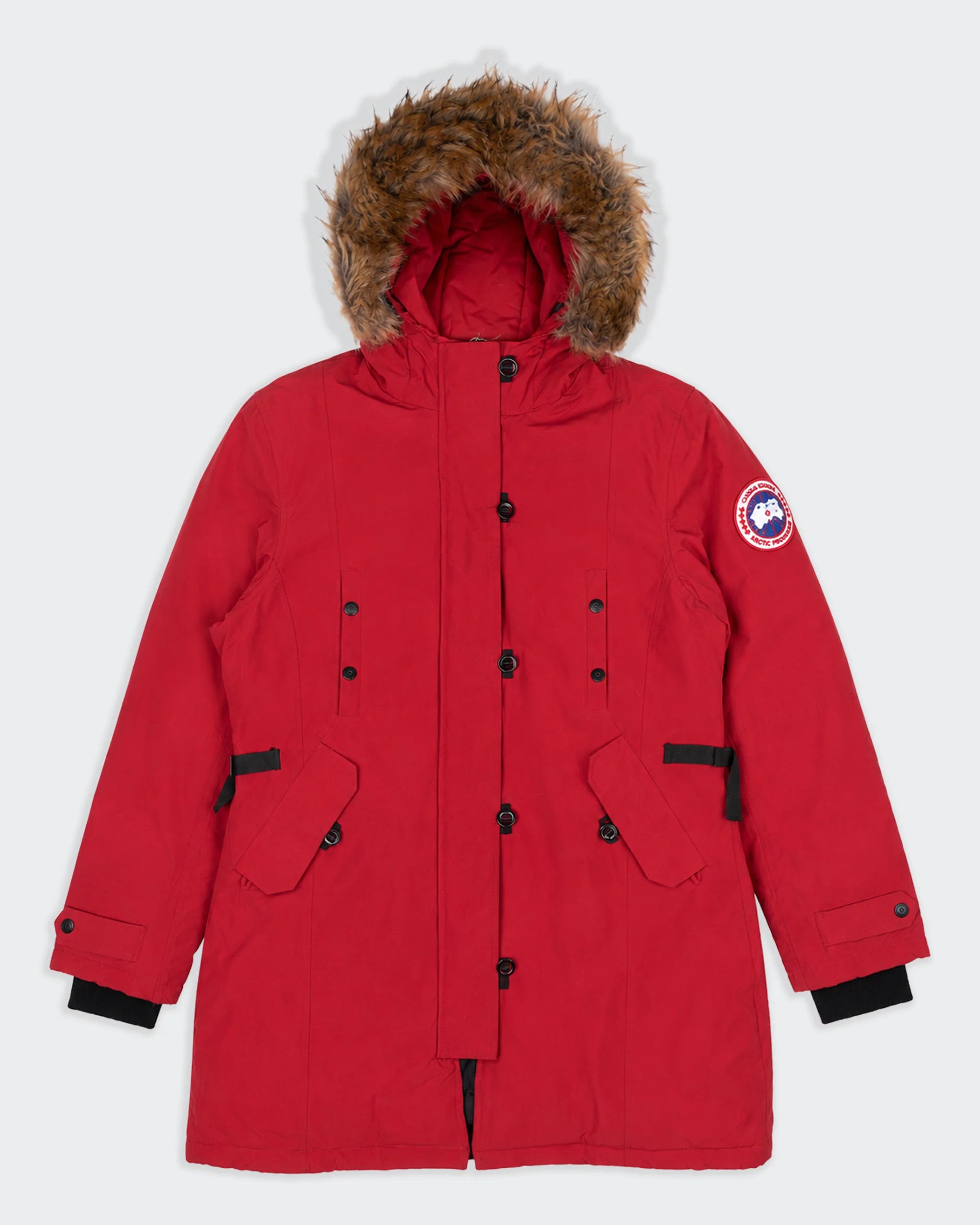 Canada Goose Red Parka Coat - L