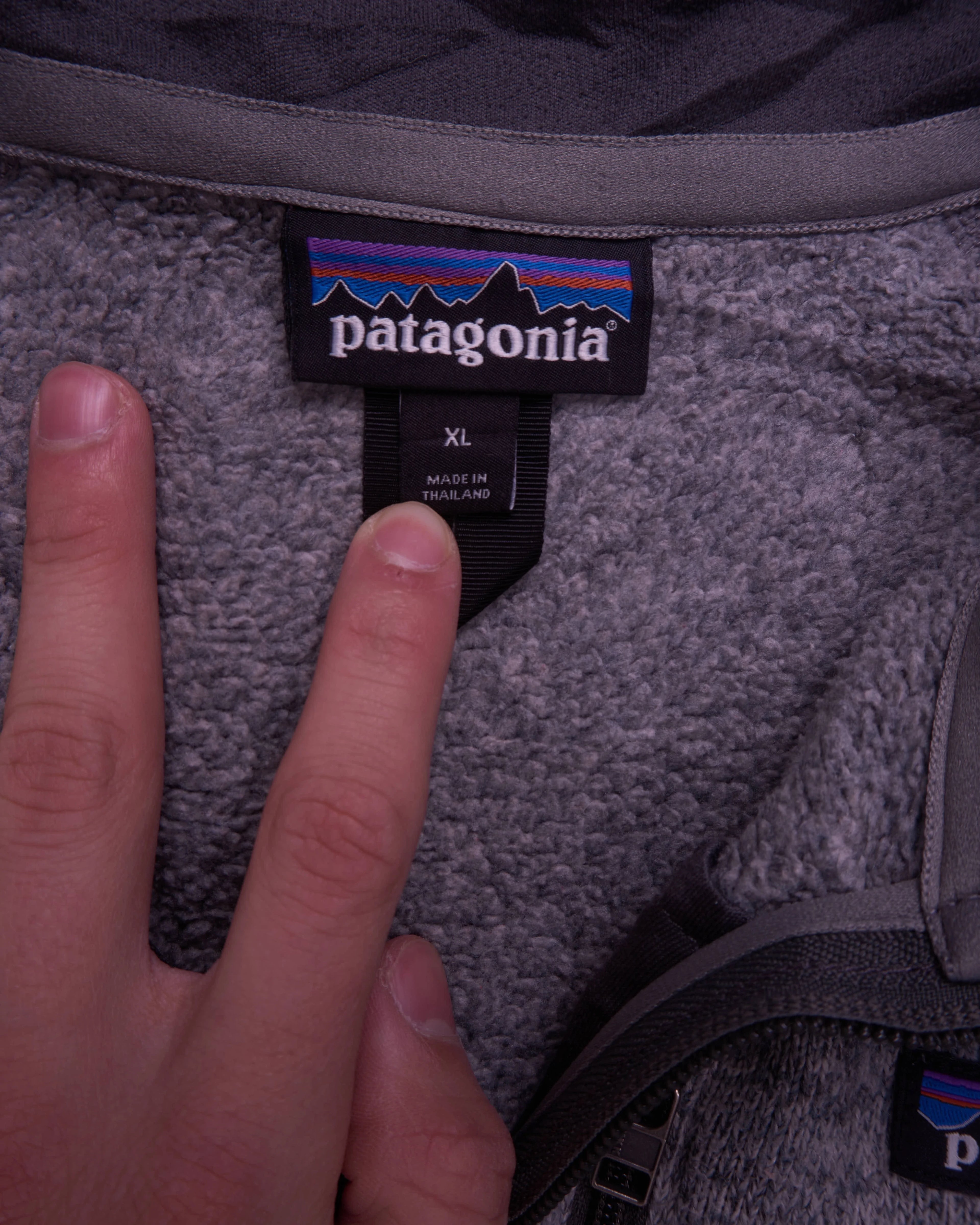 Patagonia Grey Quarter-zip Jumper - XL