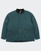 Carhartt groene werkjas XXL katoen